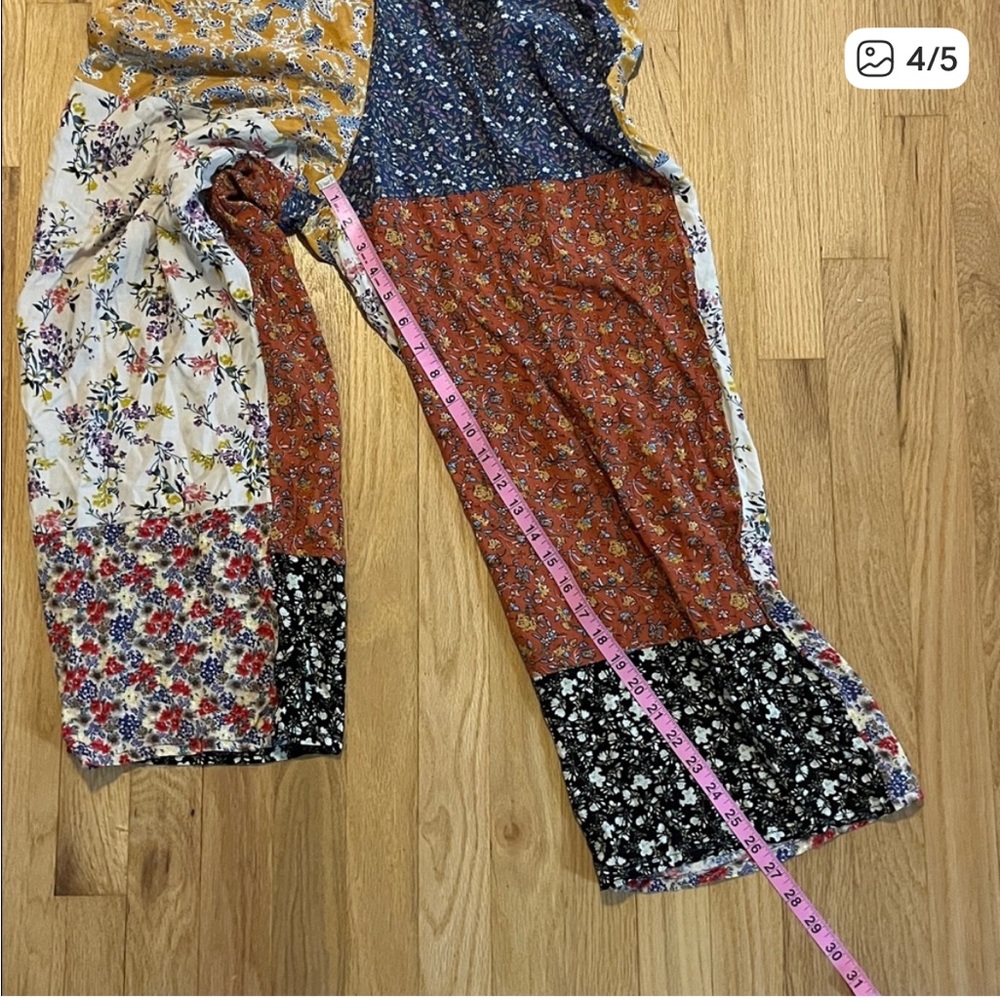 NATURAL LIFE Multicolor Patchwork Pants - image 4